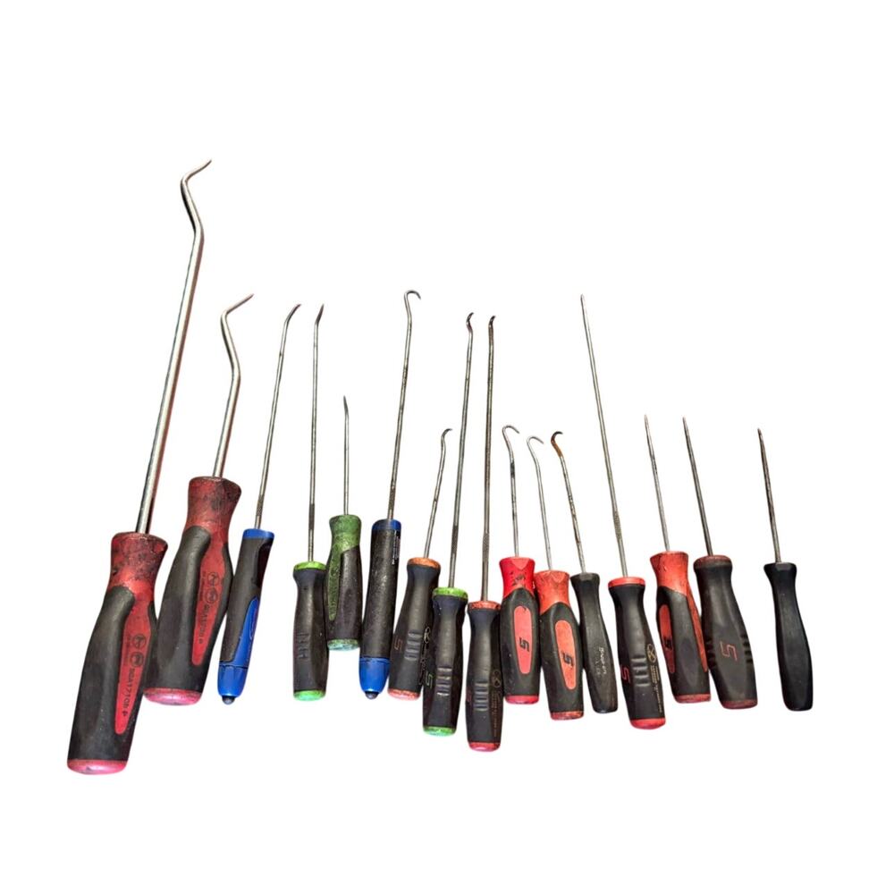 Snap On Picks & Seal Pullers Lot of 16
